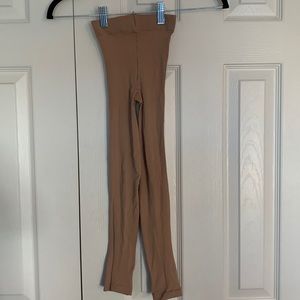 Beige transition tights